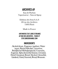 Alternative view of ETAT LIBRE D'ORANGE Archives 69 edp 100ml