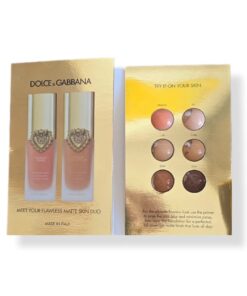 Dolce Gabbana Meet your flawless Matte Skin Duo-Everlast Primer-Everlast Foundation Sample It