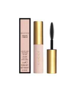 Gucci Mascara L'Obscur Lash By Lash Buildable Volume EVE BLACK Travel Size